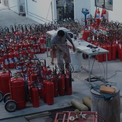 Manutenção de equipamentos contra incendio